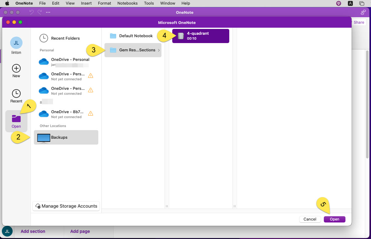 onenote templates mac download