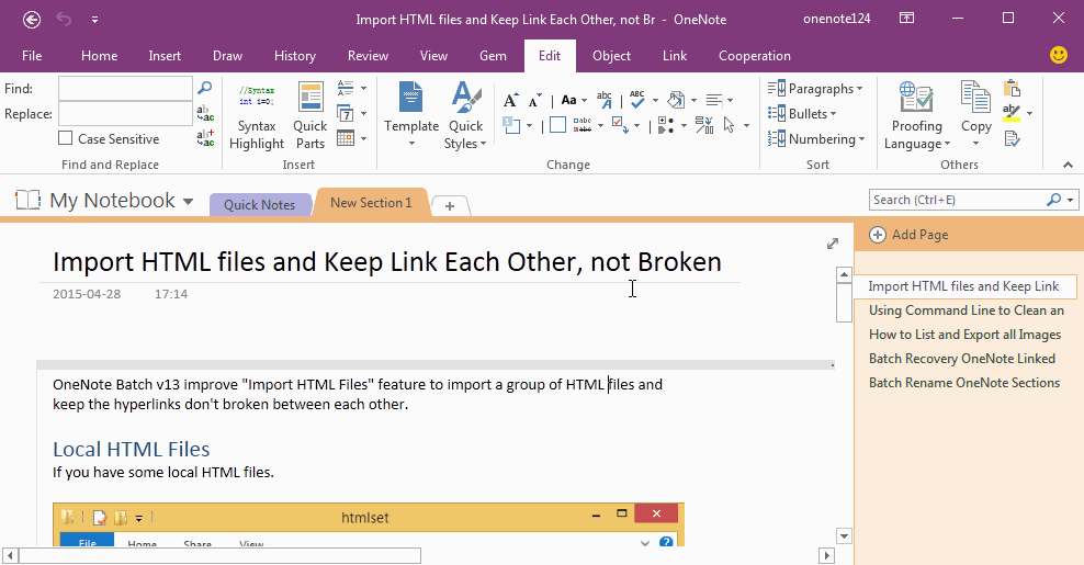 how to use onenote tags