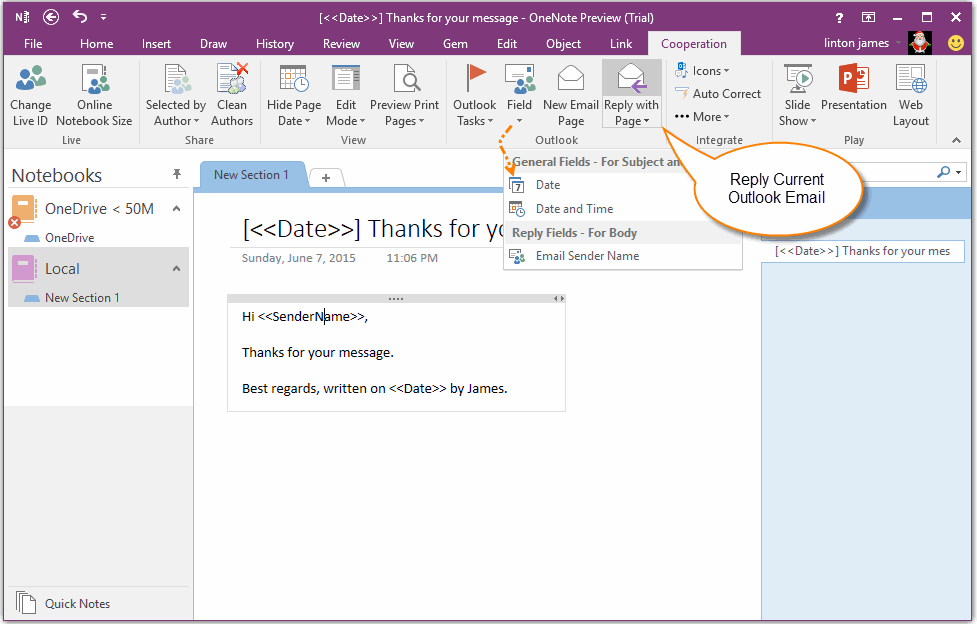 can i send a fillable form for mac in outlook 2016