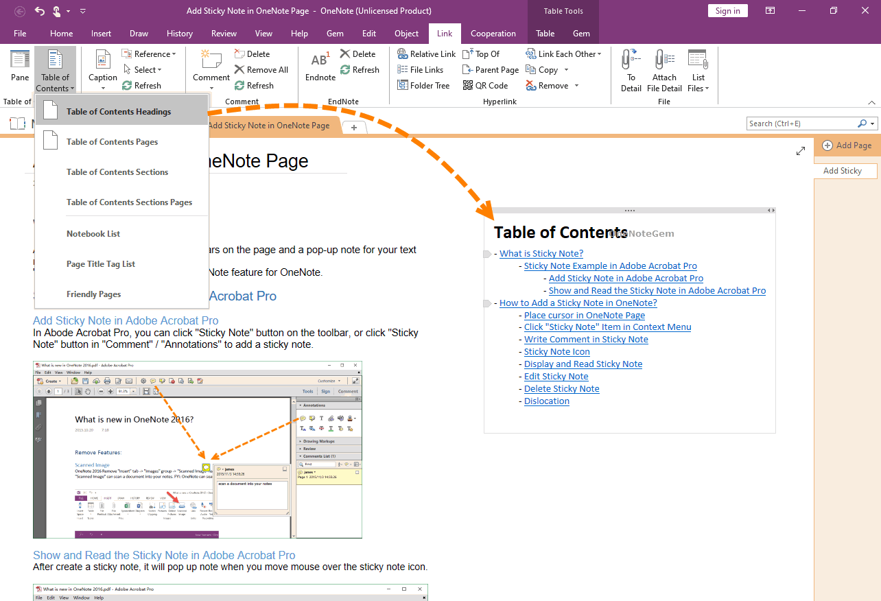 exe-how-to-create-a-collapsible-table-of-contents-in-onenote-office