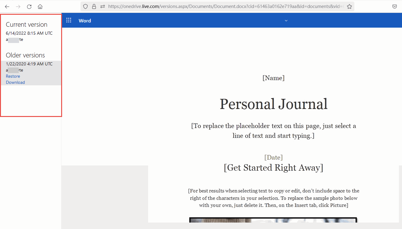 how-to-view-version-history-of-word-document-on-onedrive-office