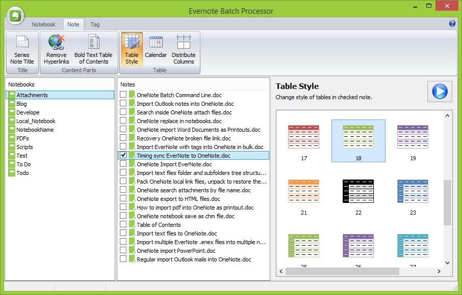 evernote export notebooks