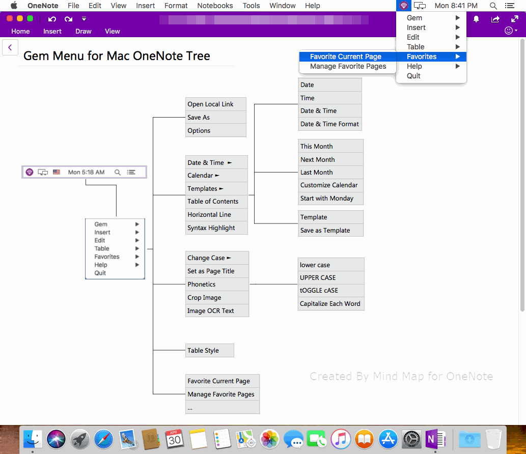 onenote for mac disable auto capitalization